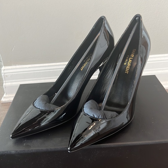 ✨SAINT LAURENT✨ Black Opyum 85 Heels - NWT - Brand New - Picture 5 of 11